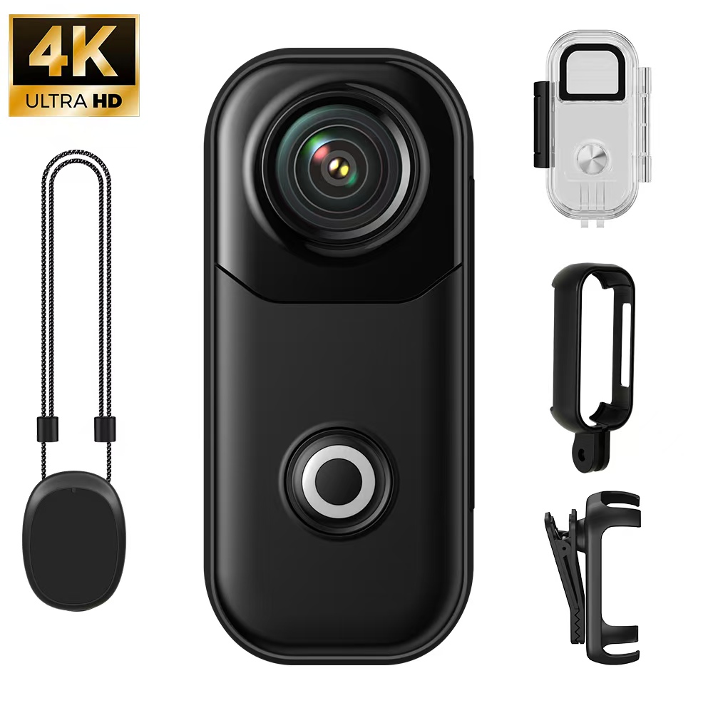Outdoor Adventure Videos - Mini caméra d'action 4K, caméscope portable