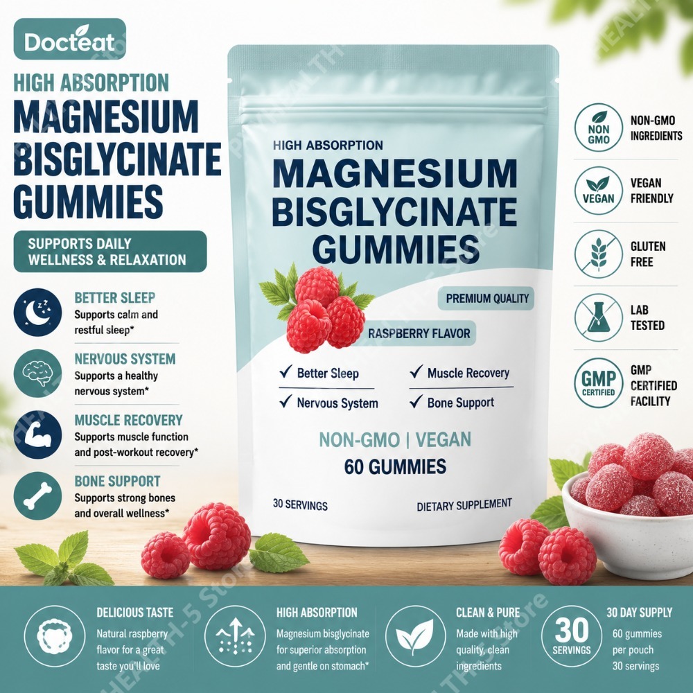 Chalk Bag Bouldering - Gummies de bisglycinate de magnésium à