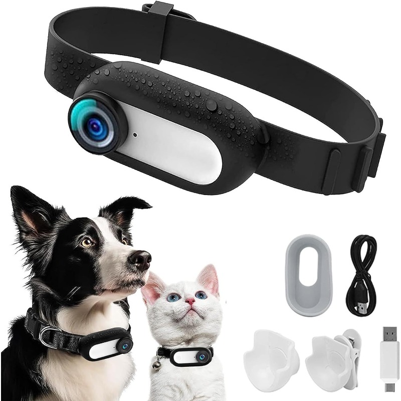 Outdoor Adventure Videos - Caméra à collier pour animaux de