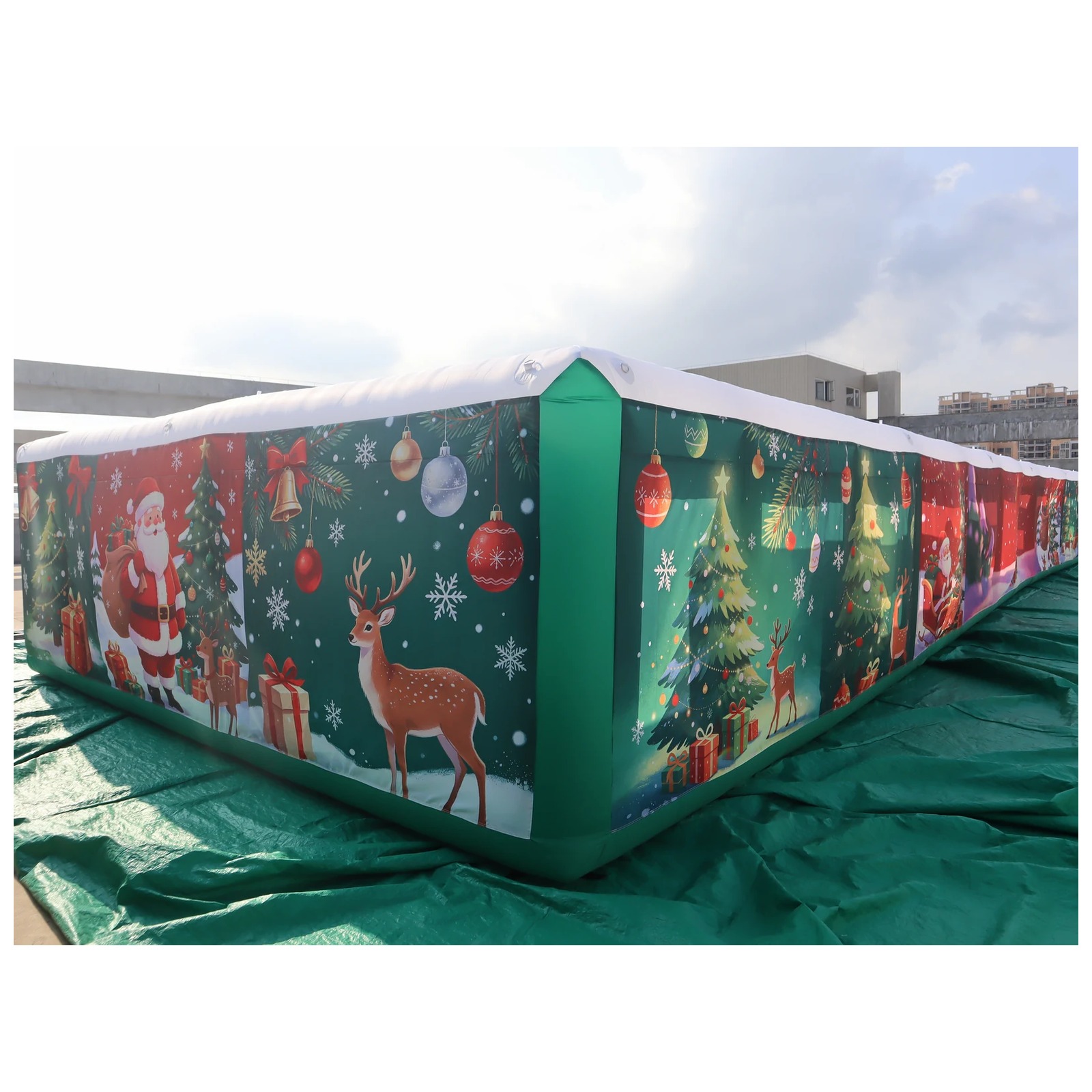 Outdoor Adventure Rentals - Labyrinthe gonflable commercial long 6x20m (20x66ft)