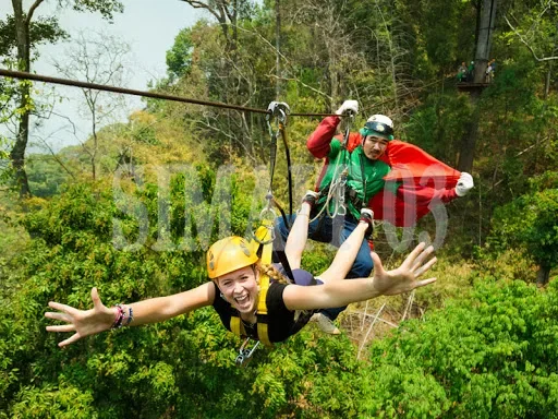 Outdoor Adventure Zipline - Kit de tyrolienne pour l'aventure en