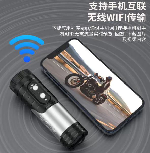 Outdoor Adventure Videos - Caméra d'action sportive 4K compacte WiFi