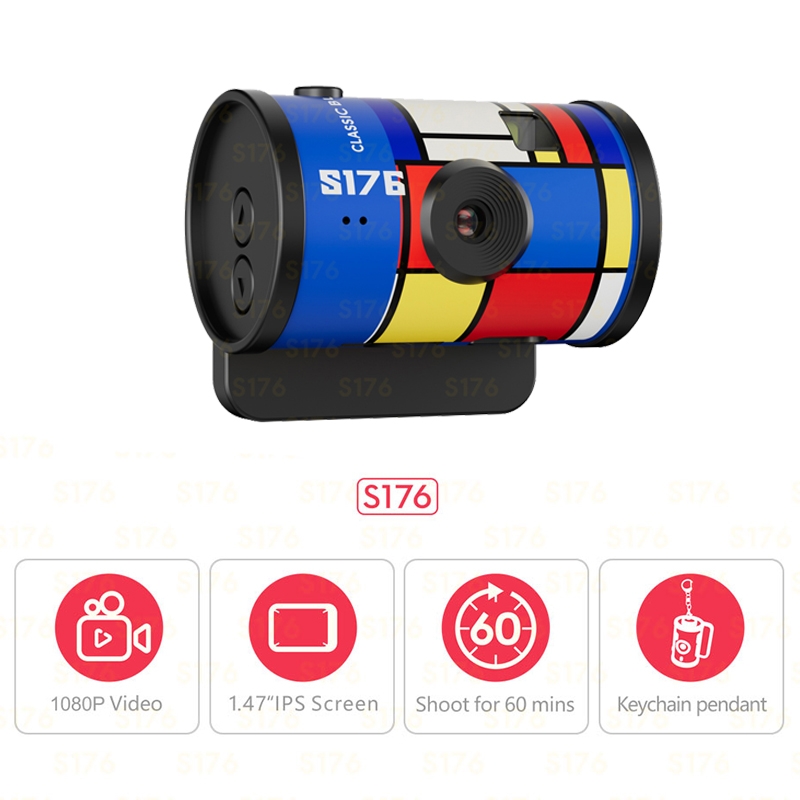 Outdoor Adventure Videos - Caméra portable S176 Mini Film 1080P
