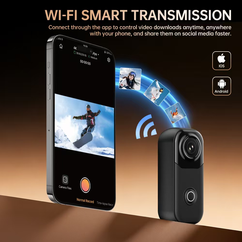 Mini caméra d'action 4K, camés - Outdoor Adventure Videos avis et prix