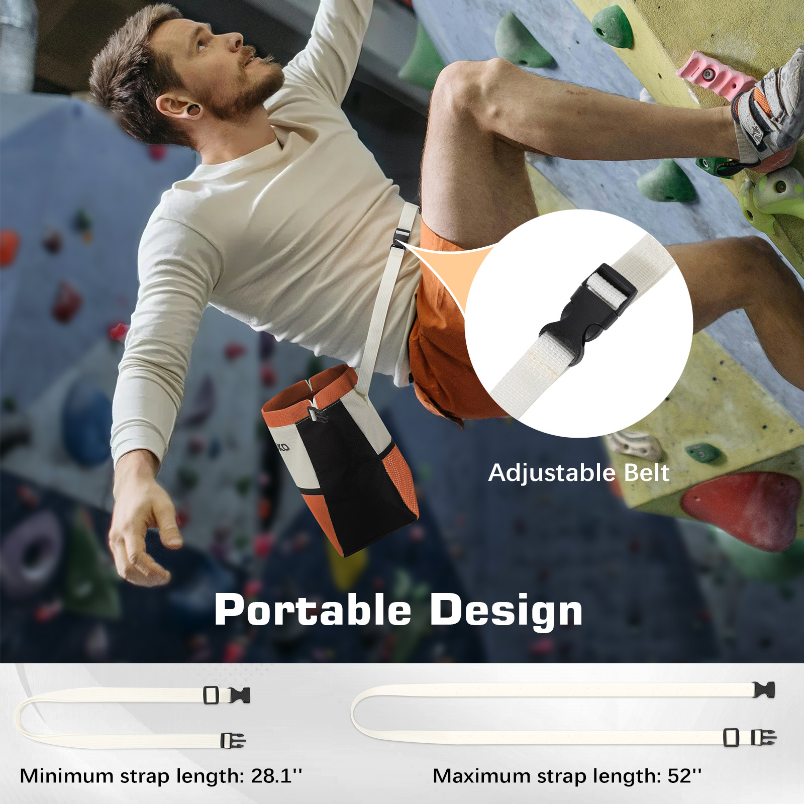 MoKo Sac à craie pour l'escala - Chalk Bag Bouldering avis et prix