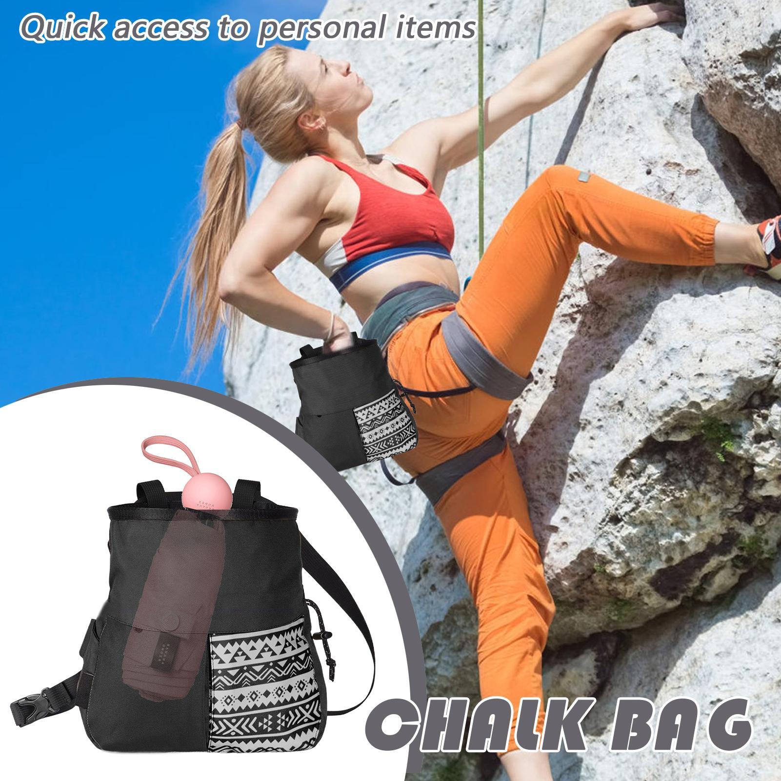 Sac à craie d'escalade, sac à  - Chalk Bag Bouldering avis et prix