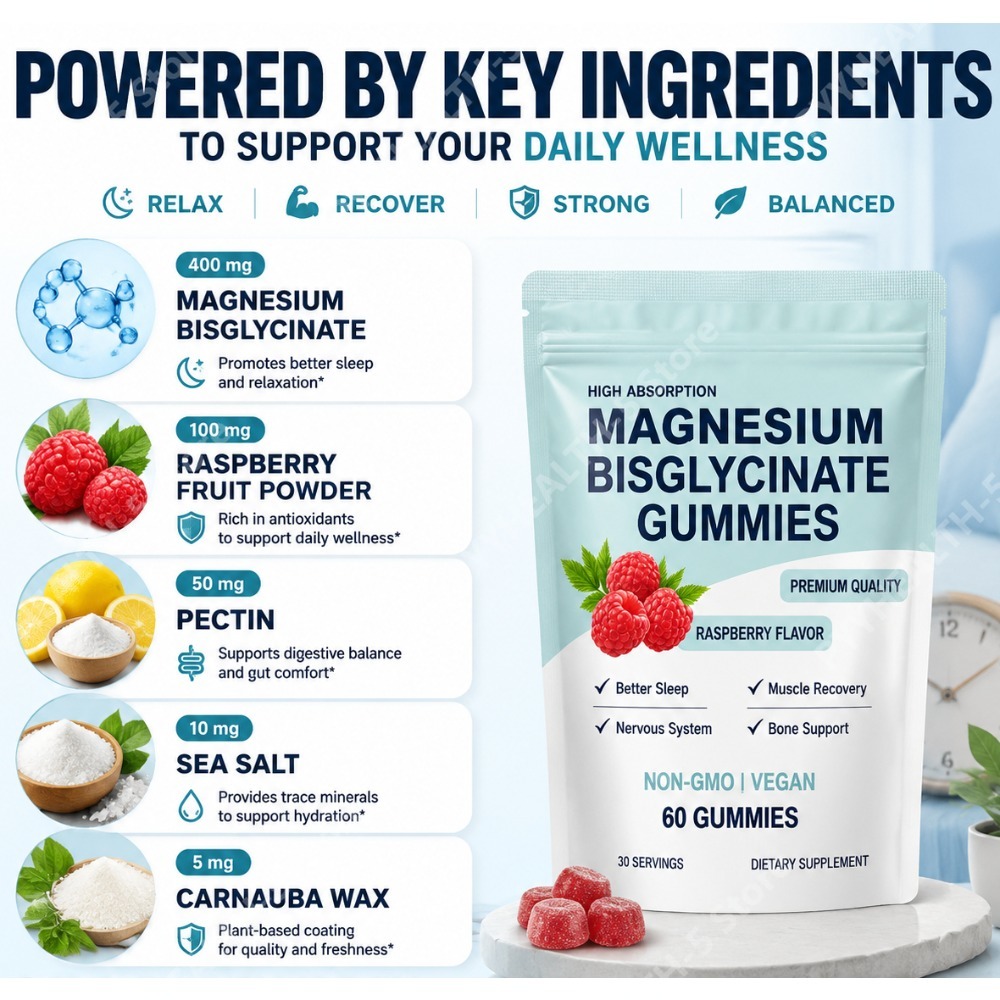 Gummies de bisglycinate de mag - Chalk Bag Bouldering avis et prix