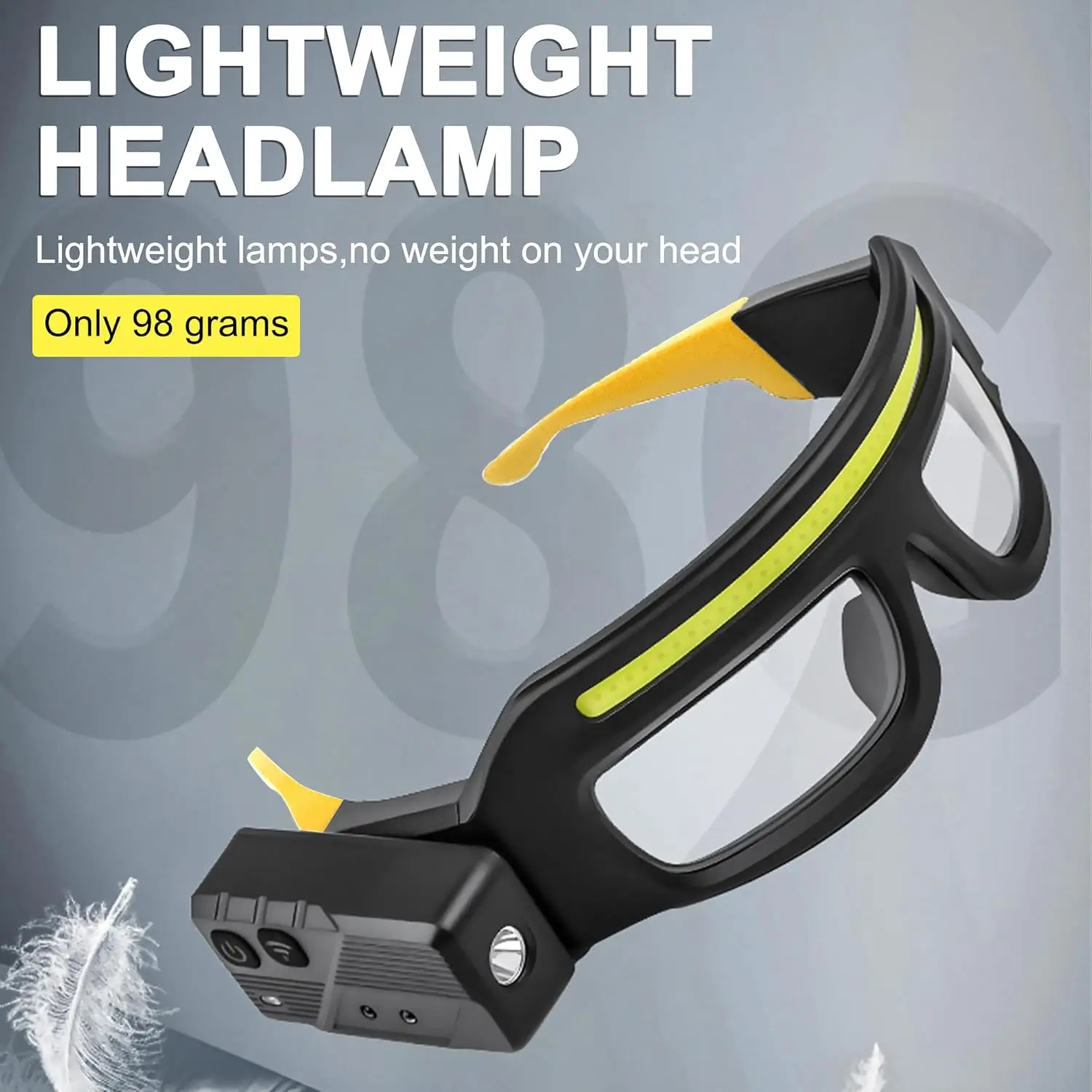 Lampe frontale LED COB, lumièr - Headlamp Waterproof Rechargeable avis et prix