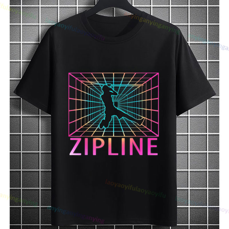 T-shirt graphique d'aventure d - Outdoor Adventure Zipline avis et prix