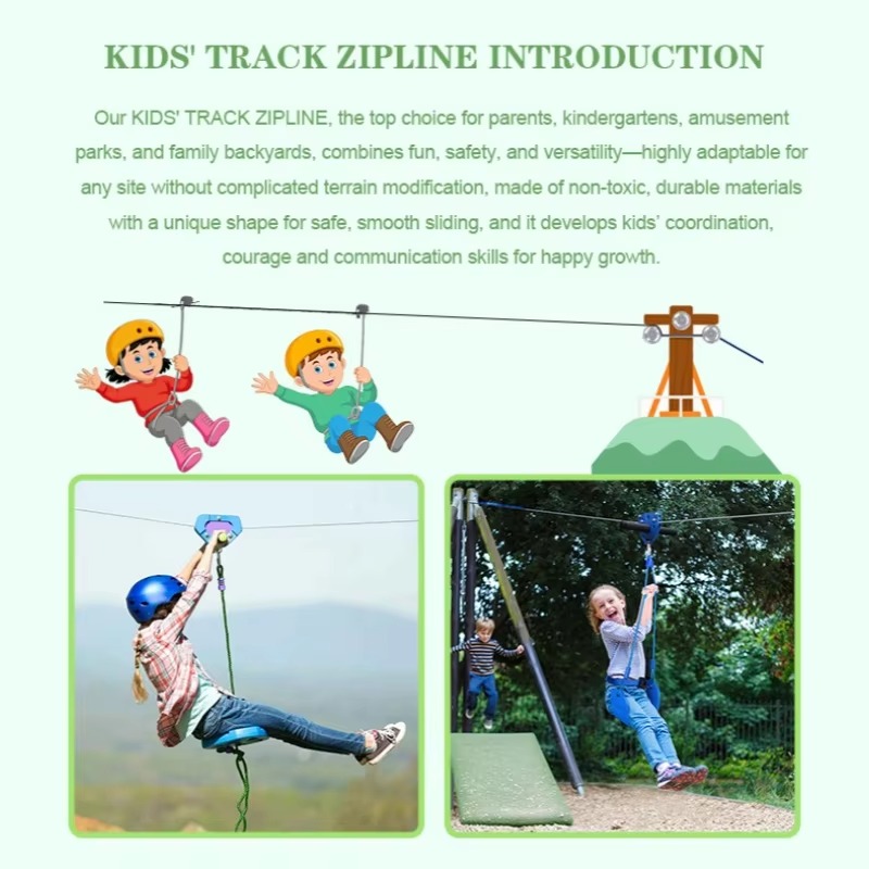 Ensemble de jeu de tyrolienne  - Outdoor Adventure Zipline avis et prix