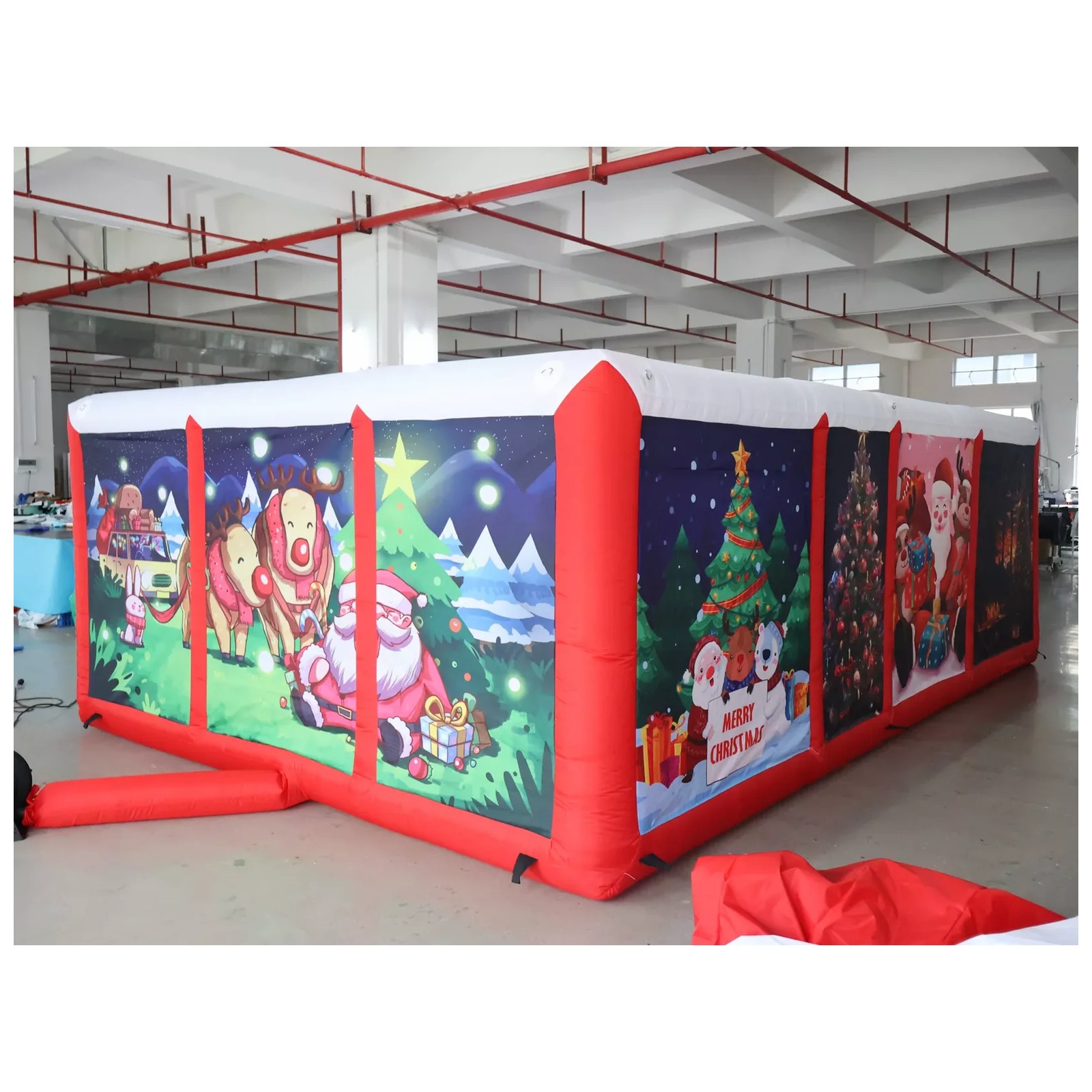 Labyrinthe gonflable rouge d'e - Outdoor Adventure Rentals avis et prix